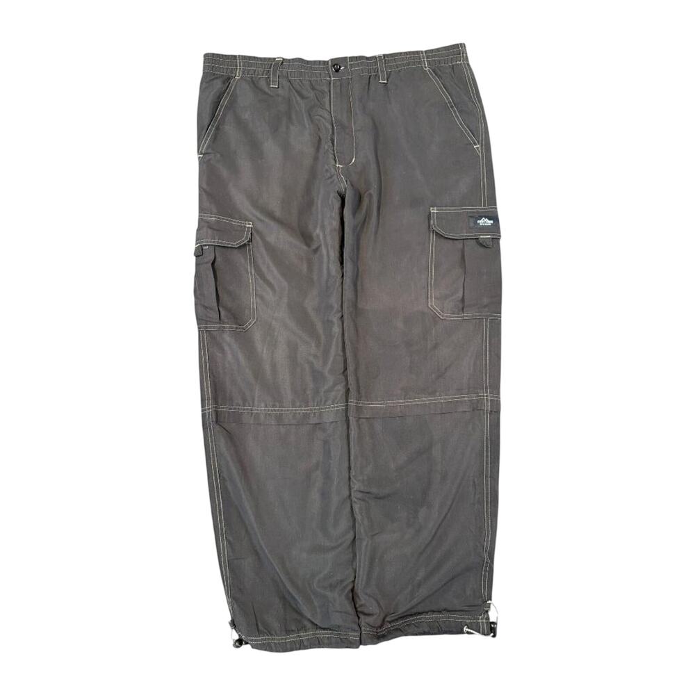 First Down Double Layer Winter Track Pants Black M